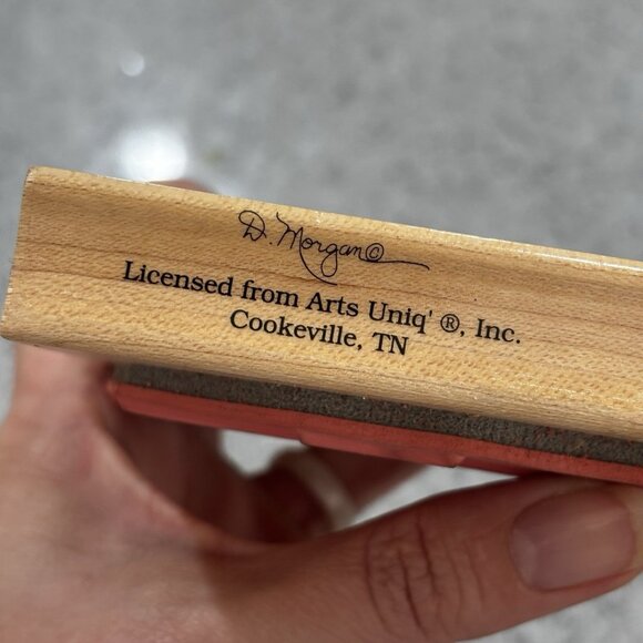 BOAT SCENE Morgan Stamp Large Rubber Mount Ocean Beach Lake Card Making Crafts - Picture 5 of 9